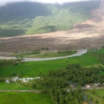 Landslide in Montania
