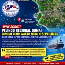 Pelindo Regional Dumai dan SPMT Dinilai Ulur Waktu Nota Kesepahaman, IPIW Soroti Posisi Kapal Pengangkut PKE/PKM