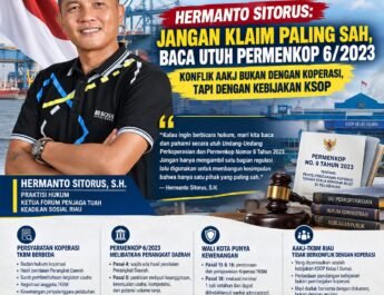 HERMANTO SITORUS: JANGAN KLAIM PALING SAH, BACA UTUH PERMENKOP 6/2023